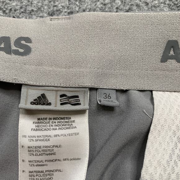 Adidas Shorts Mens 36 Grey Ultimae365 Golf Moisture Wicking UPF 50+ Performance - Picture 6 of 11